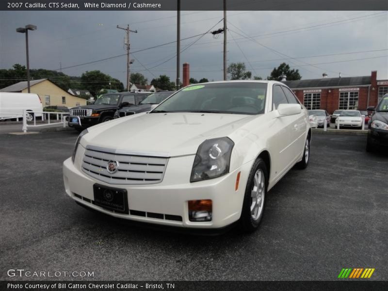 White Diamond / Cashmere 2007 Cadillac CTS Sedan