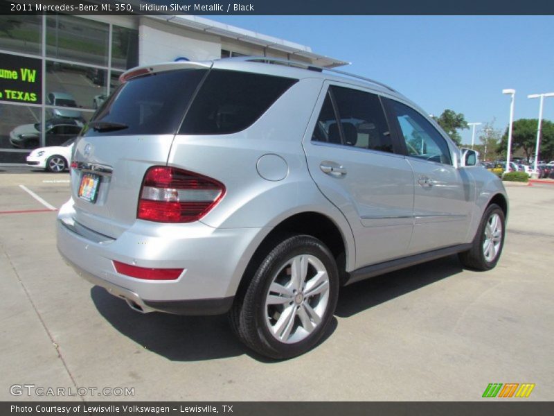 Iridium Silver Metallic / Black 2011 Mercedes-Benz ML 350
