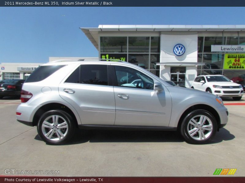 Iridium Silver Metallic / Black 2011 Mercedes-Benz ML 350