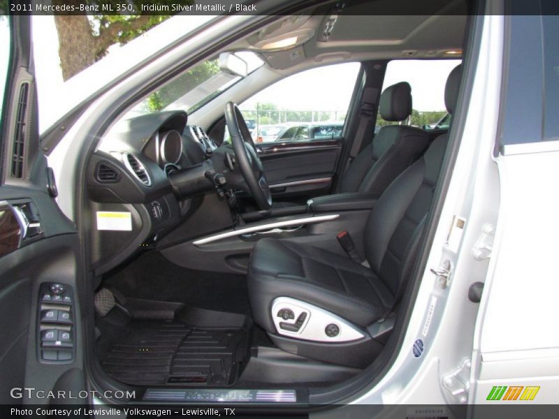 Iridium Silver Metallic / Black 2011 Mercedes-Benz ML 350