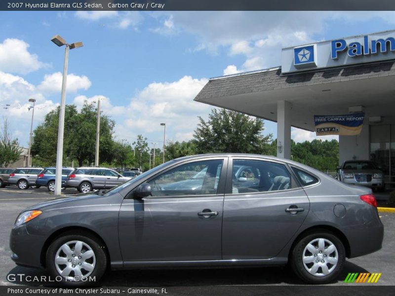 Carbon Gray / Gray 2007 Hyundai Elantra GLS Sedan