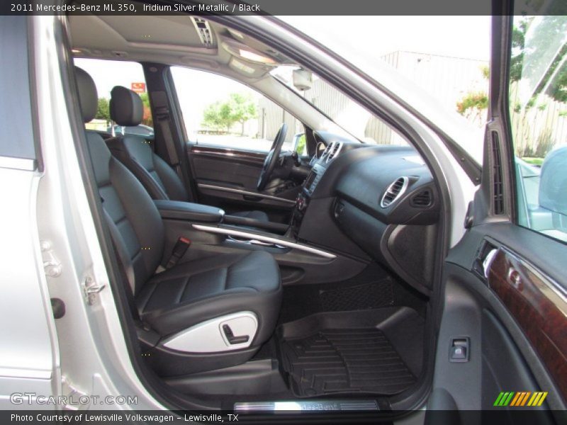 Iridium Silver Metallic / Black 2011 Mercedes-Benz ML 350