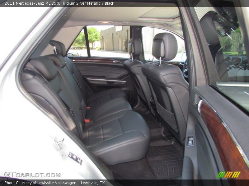 Iridium Silver Metallic / Black 2011 Mercedes-Benz ML 350