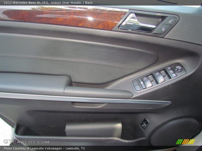 Iridium Silver Metallic / Black 2011 Mercedes-Benz ML 350