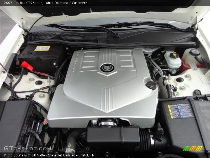 White Diamond / Cashmere 2007 Cadillac CTS Sedan