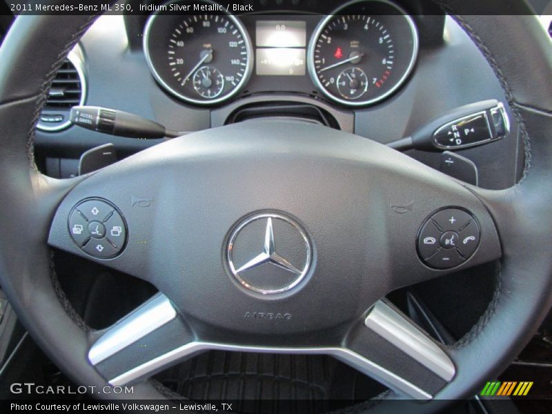 Iridium Silver Metallic / Black 2011 Mercedes-Benz ML 350