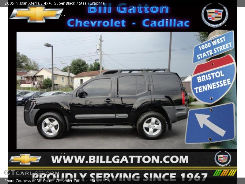 Super Black / Steel/Graphite 2005 Nissan Xterra S 4x4