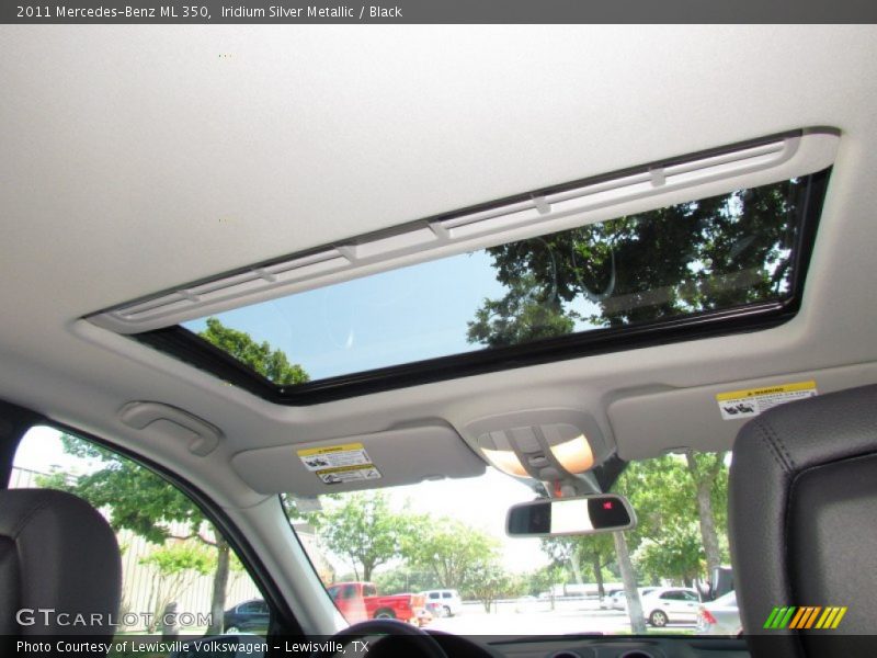 Iridium Silver Metallic / Black 2011 Mercedes-Benz ML 350
