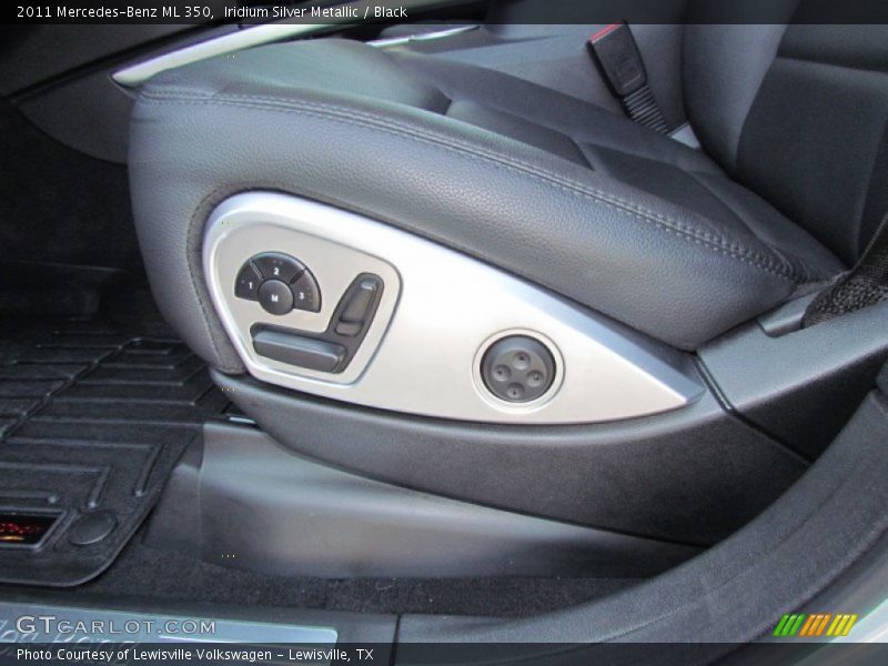 Iridium Silver Metallic / Black 2011 Mercedes-Benz ML 350