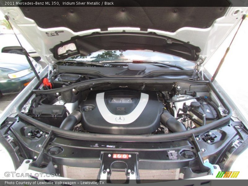Iridium Silver Metallic / Black 2011 Mercedes-Benz ML 350
