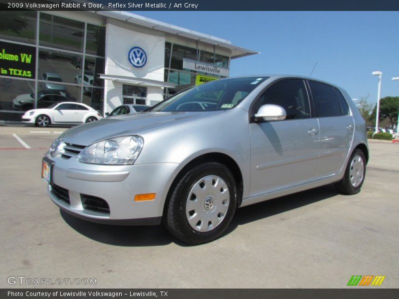 Reflex Silver Metallic / Art Grey 2009 Volkswagen Rabbit 4 Door