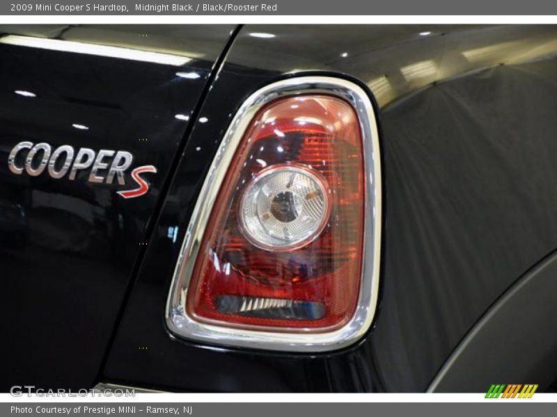 Midnight Black / Black/Rooster Red 2009 Mini Cooper S Hardtop