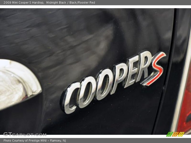 Midnight Black / Black/Rooster Red 2009 Mini Cooper S Hardtop
