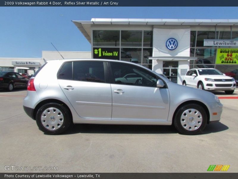 Reflex Silver Metallic / Art Grey 2009 Volkswagen Rabbit 4 Door