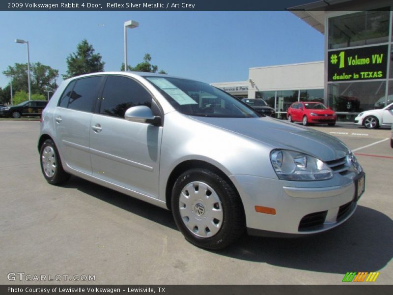 Reflex Silver Metallic / Art Grey 2009 Volkswagen Rabbit 4 Door