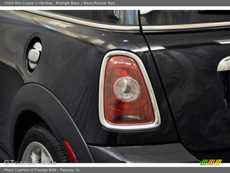 Midnight Black / Black/Rooster Red 2009 Mini Cooper S Hardtop