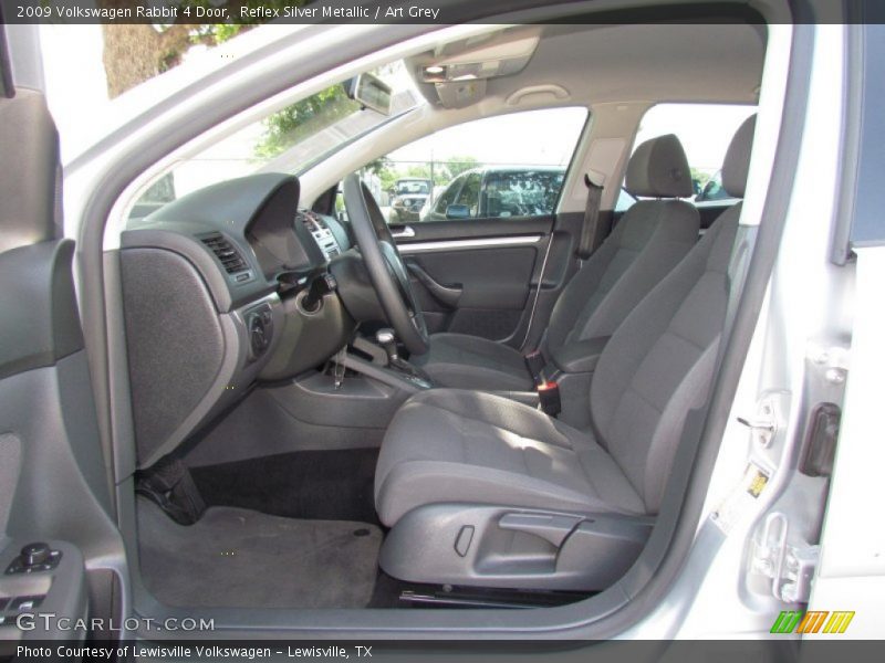Reflex Silver Metallic / Art Grey 2009 Volkswagen Rabbit 4 Door