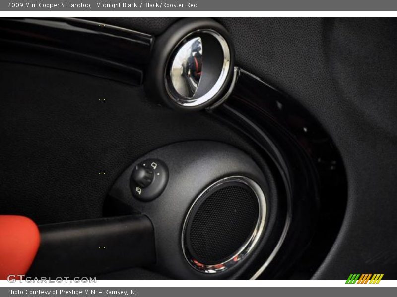 Midnight Black / Black/Rooster Red 2009 Mini Cooper S Hardtop