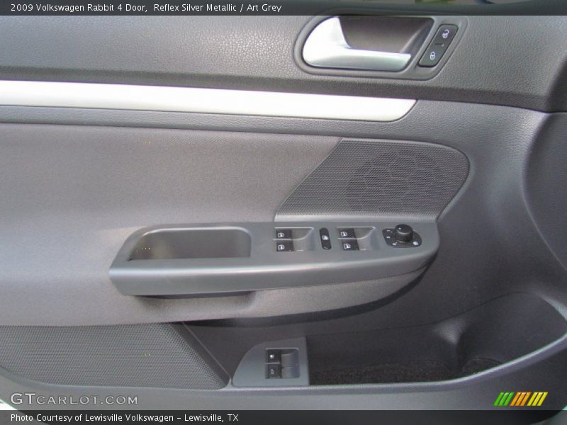 Reflex Silver Metallic / Art Grey 2009 Volkswagen Rabbit 4 Door