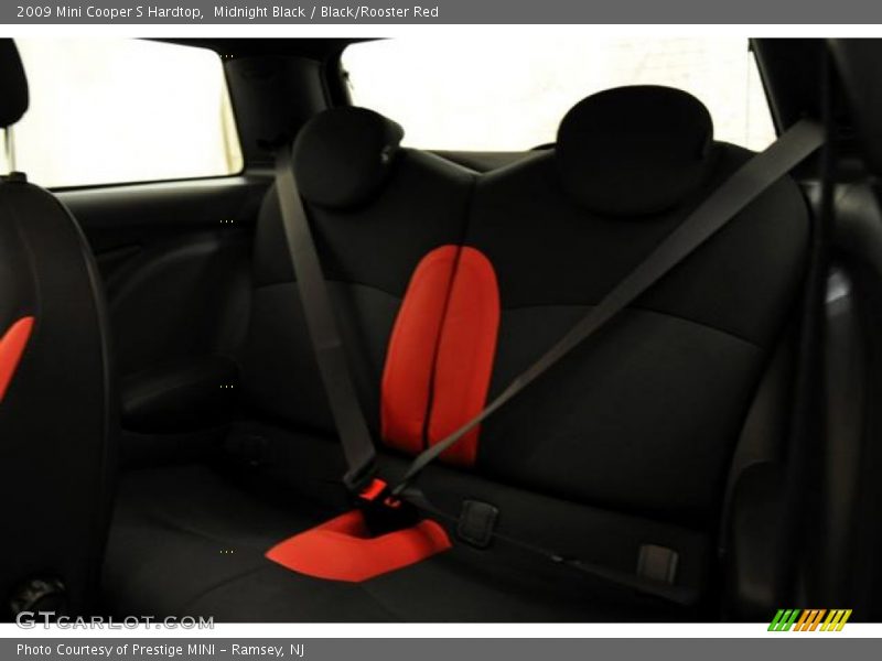 Midnight Black / Black/Rooster Red 2009 Mini Cooper S Hardtop