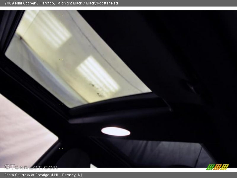 Midnight Black / Black/Rooster Red 2009 Mini Cooper S Hardtop