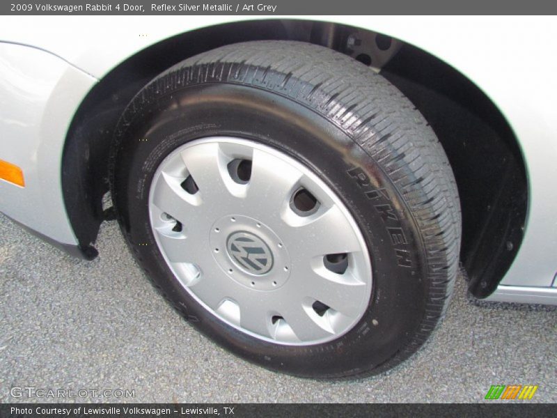 Reflex Silver Metallic / Art Grey 2009 Volkswagen Rabbit 4 Door