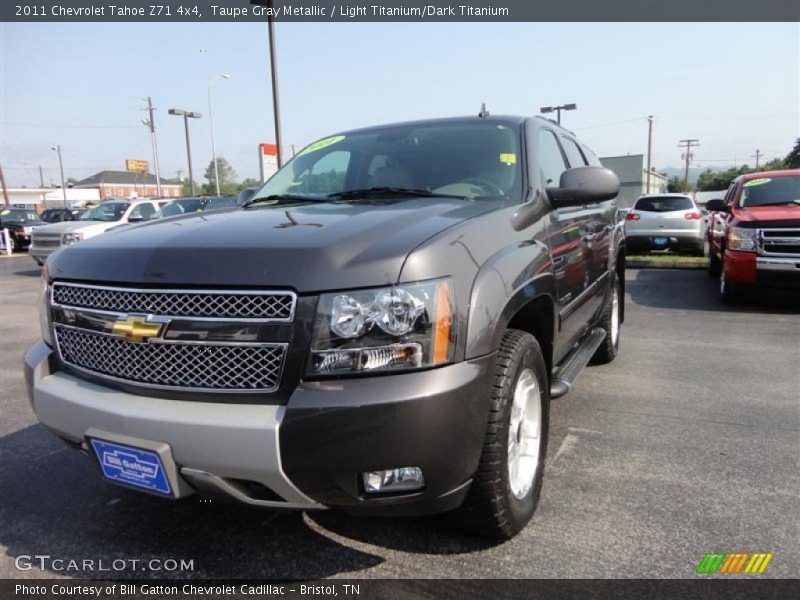 Taupe Gray Metallic / Light Titanium/Dark Titanium 2011 Chevrolet Tahoe Z71 4x4