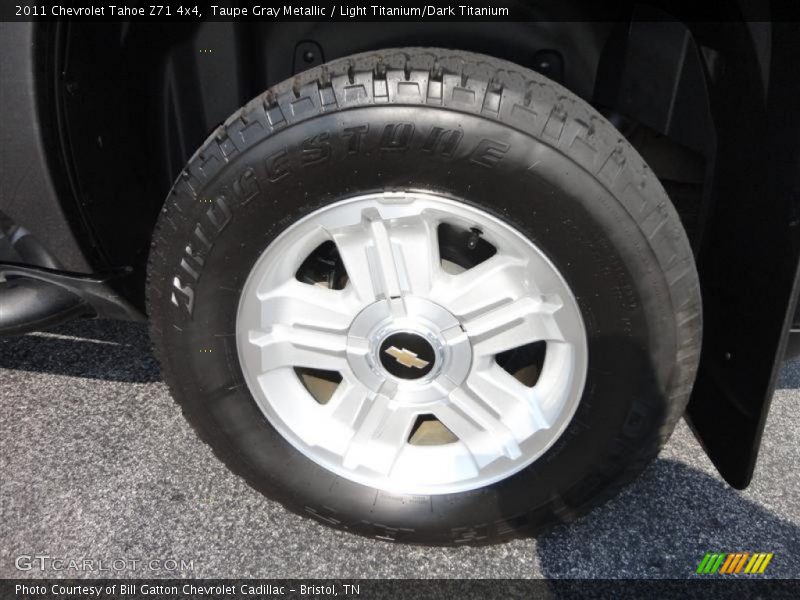 Taupe Gray Metallic / Light Titanium/Dark Titanium 2011 Chevrolet Tahoe Z71 4x4
