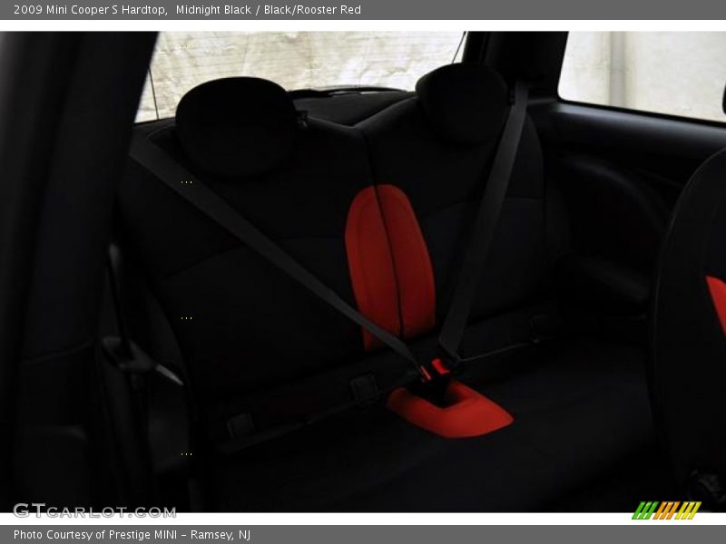 Midnight Black / Black/Rooster Red 2009 Mini Cooper S Hardtop