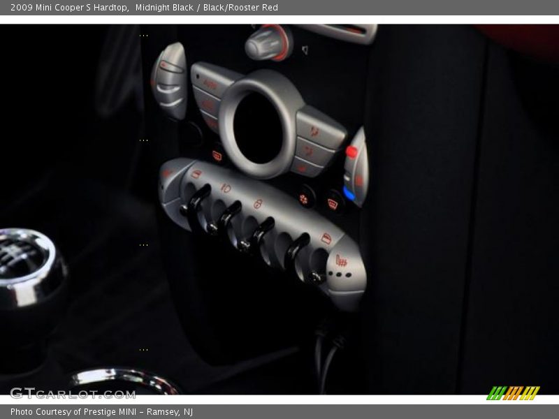 Midnight Black / Black/Rooster Red 2009 Mini Cooper S Hardtop