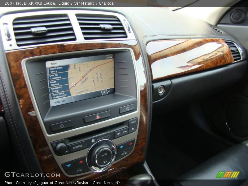 Liquid Silver Metallic / Charcoal 2007 Jaguar XK XK8 Coupe