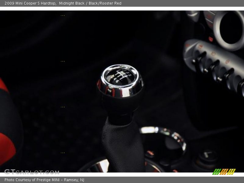Midnight Black / Black/Rooster Red 2009 Mini Cooper S Hardtop
