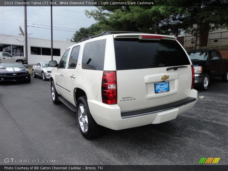 White Diamond Tricoat / Light Cashmere/Dark Cashmere 2013 Chevrolet Tahoe LTZ 4x4