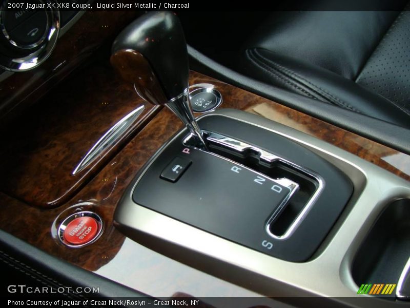 Liquid Silver Metallic / Charcoal 2007 Jaguar XK XK8 Coupe