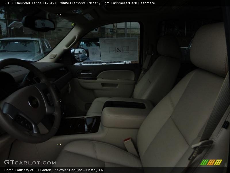 White Diamond Tricoat / Light Cashmere/Dark Cashmere 2013 Chevrolet Tahoe LTZ 4x4