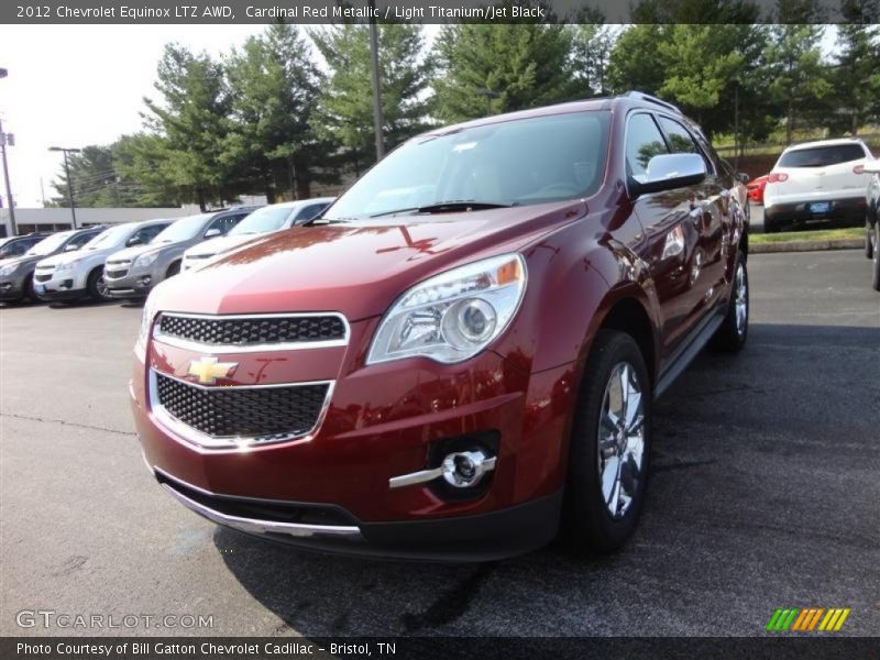 Cardinal Red Metallic / Light Titanium/Jet Black 2012 Chevrolet Equinox LTZ AWD