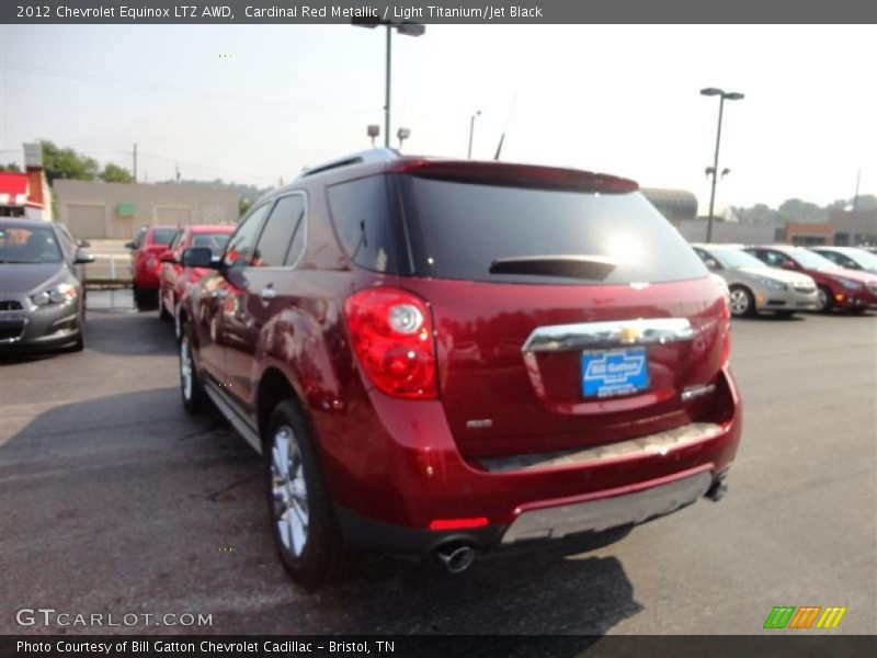 Cardinal Red Metallic / Light Titanium/Jet Black 2012 Chevrolet Equinox LTZ AWD