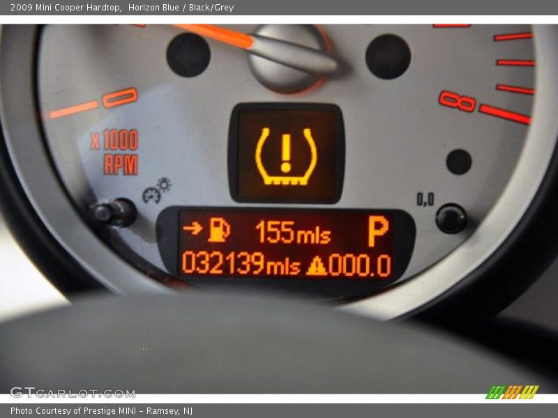 Horizon Blue / Black/Grey 2009 Mini Cooper Hardtop