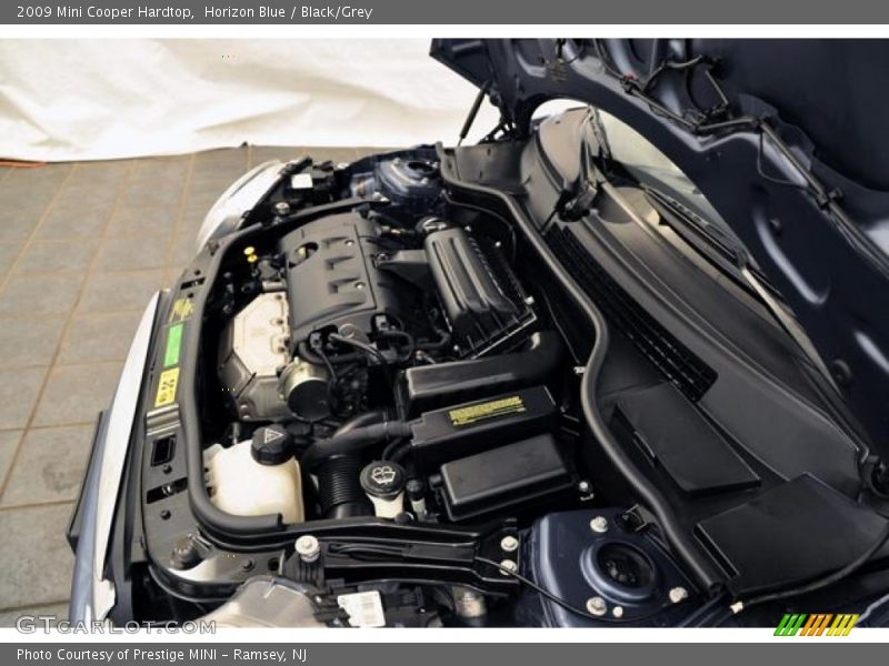 Horizon Blue / Black/Grey 2009 Mini Cooper Hardtop