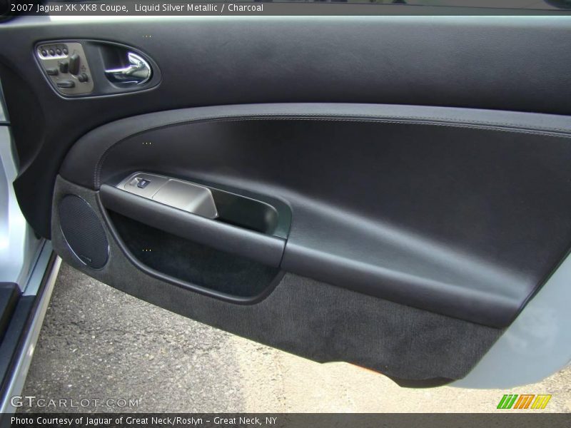 Liquid Silver Metallic / Charcoal 2007 Jaguar XK XK8 Coupe