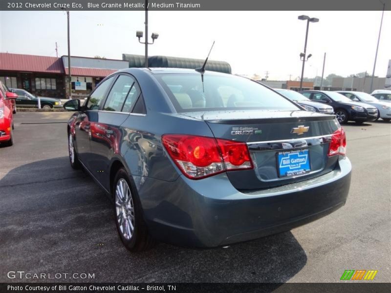 Blue Granite Metallic / Medium Titanium 2012 Chevrolet Cruze Eco