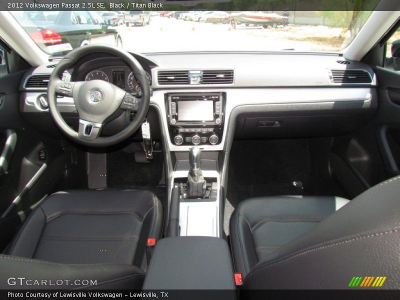 Black / Titan Black 2012 Volkswagen Passat 2.5L SE
