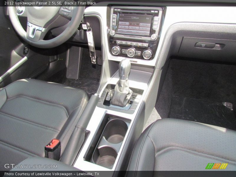 Black / Titan Black 2012 Volkswagen Passat 2.5L SE