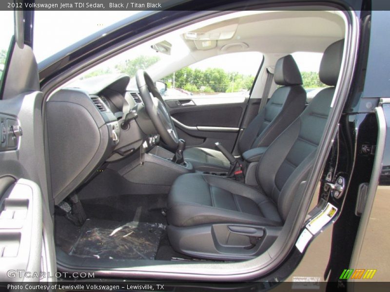 Black / Titan Black 2012 Volkswagen Jetta TDI Sedan