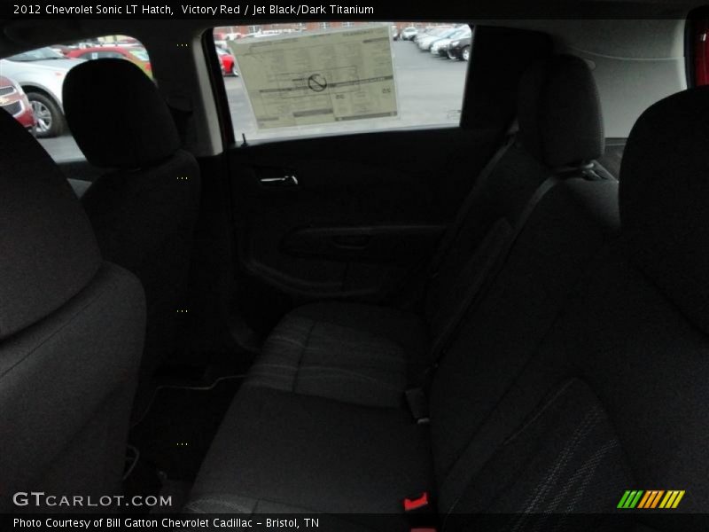 Victory Red / Jet Black/Dark Titanium 2012 Chevrolet Sonic LT Hatch