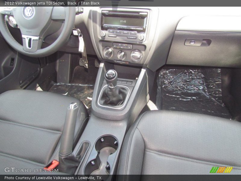 Black / Titan Black 2012 Volkswagen Jetta TDI Sedan