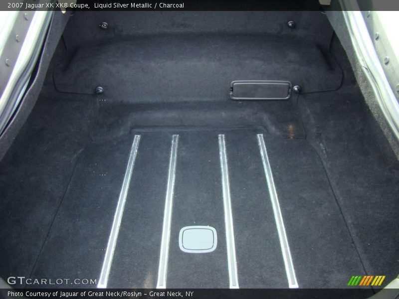Liquid Silver Metallic / Charcoal 2007 Jaguar XK XK8 Coupe