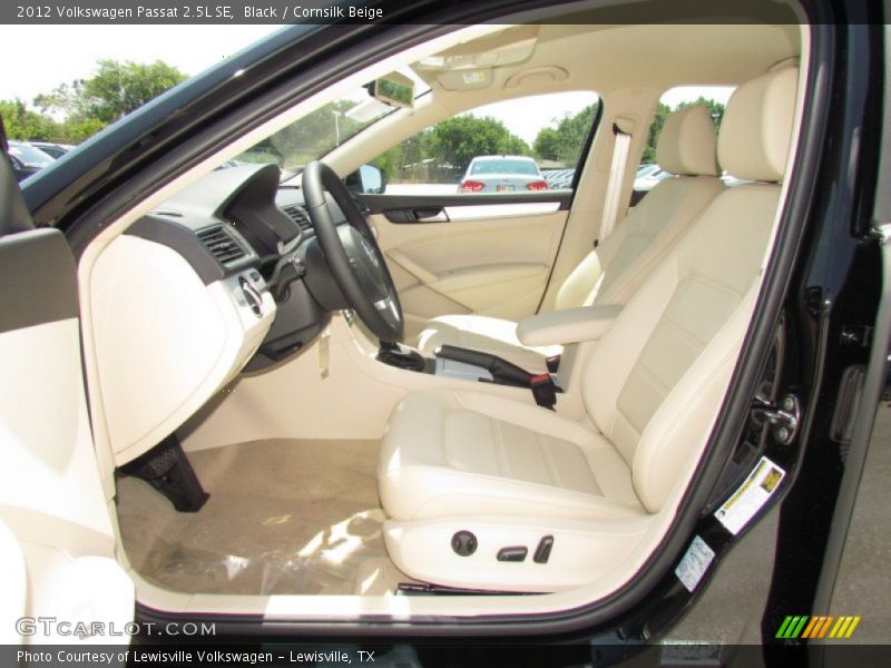 Black / Cornsilk Beige 2012 Volkswagen Passat 2.5L SE