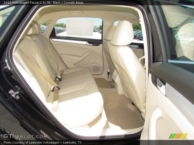 Black / Cornsilk Beige 2012 Volkswagen Passat 2.5L SE