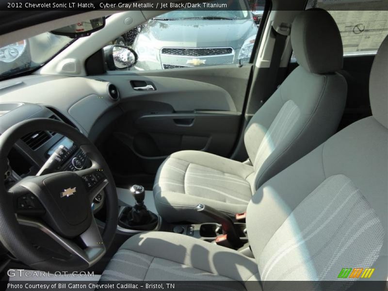 Cyber Gray Metallic / Jet Black/Dark Titanium 2012 Chevrolet Sonic LT Hatch